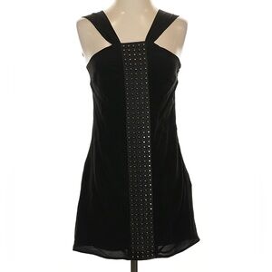Sheri Bodell Silk Dress with Studded Detail